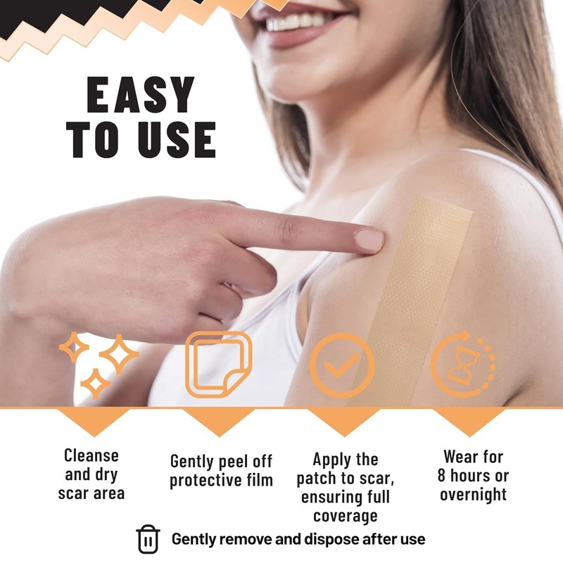 TOLEVITA Silicone Scar Patches – Silicone Gel Sheets for Scars,