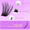 Lash Clusters with Spikes 200D Volume Eyelash Clusters Long Fairy