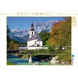 CALVENDO Puzzle Church at Ramsau 1000 Pieces Laying Size 64 x 48 cm Photo Puzzle Image by Lilo Kapp
