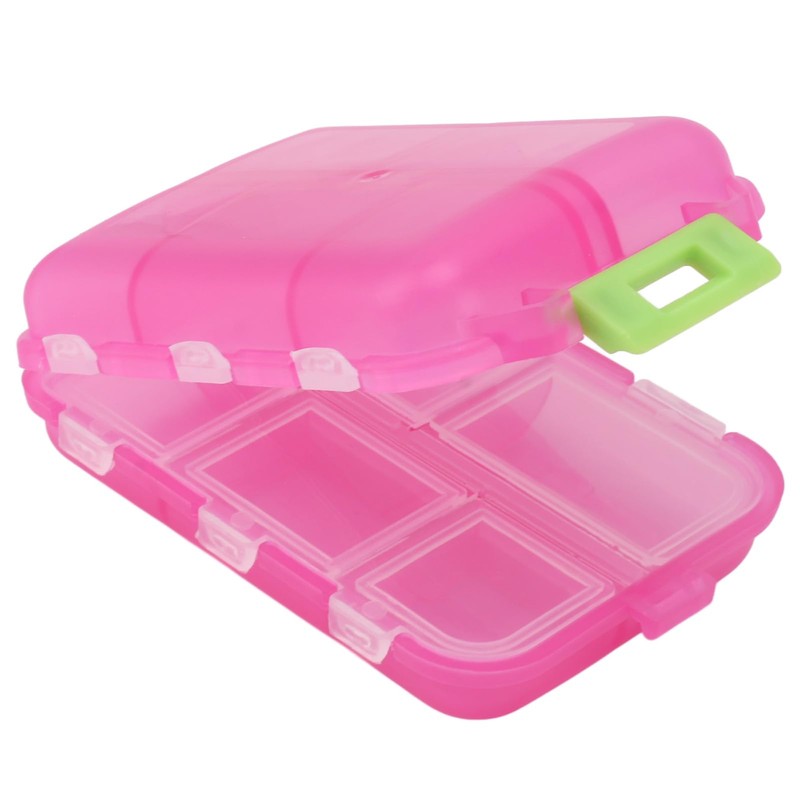 Bag, Compact Box in Plastic, Portable 10 Compartments for Home