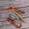 Alwonder 250-Pack Bait Stoppers Pegs Small Silicone Pegs for Pegging