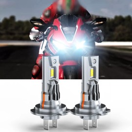 CHUSYYRAY White H7 LED Headlight Motorcycle Bulbs For Suzuki Hayabusa GSX1300R 1999-2007