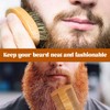 Beard Brush Wild Boar Bristles, Beard Brush and Beard Comb,