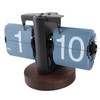 Flip Desk Clock Retro Single Sided Battery Powered Retro Vintage