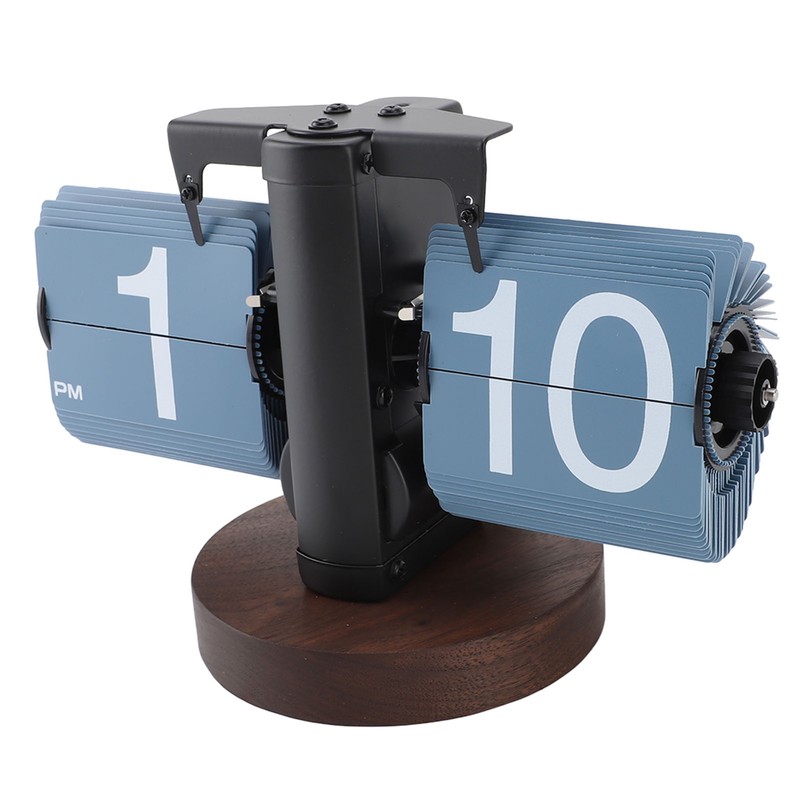 Flip Desk Clock Retro Single Sided Battery Powered Retro Vintage