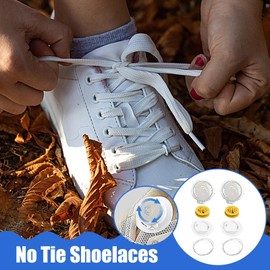 Lace Locks, No-Tie Shoelaces, Easy Heavy Duty Quick Release Elastic for Boots Running Sneaker, Fits All for Sports and Training