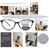 4-Pack Cat Eye Progressive Multifocal Reading Glasses for Women- Blue