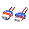 Intersale 2x Ceramic Socket HB4 9006 P22d 51W-100W Suitable for