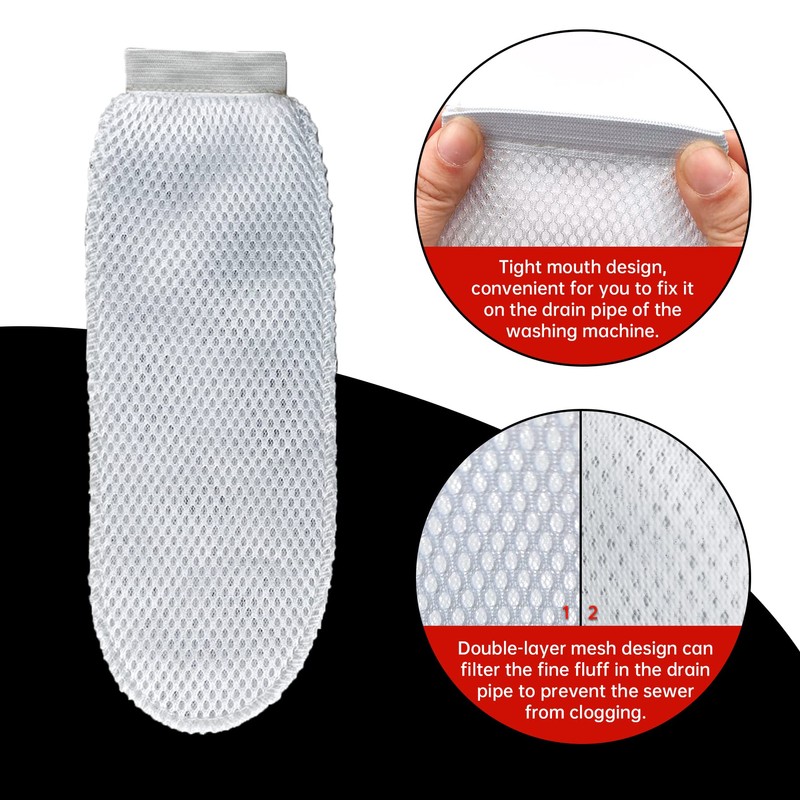 32 Pcs Lint Traps for Washing Machine Hose and Cable