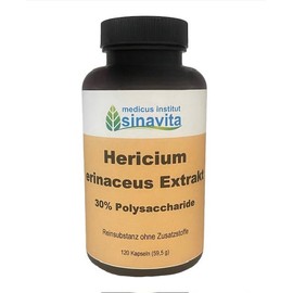 Hericium Erinaceus Extract - 120 Vegan Capsules
