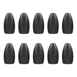 Angelgewichte, 10 Stück Bullet Angelgewichte Sinkers Kit, Wurm Gewichte aus Wolframstahl mit Glatter Innenbohrung zum Bassangeln