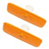 BIAREN 2x Side Marker Light Lamp Lens For Ford Transit