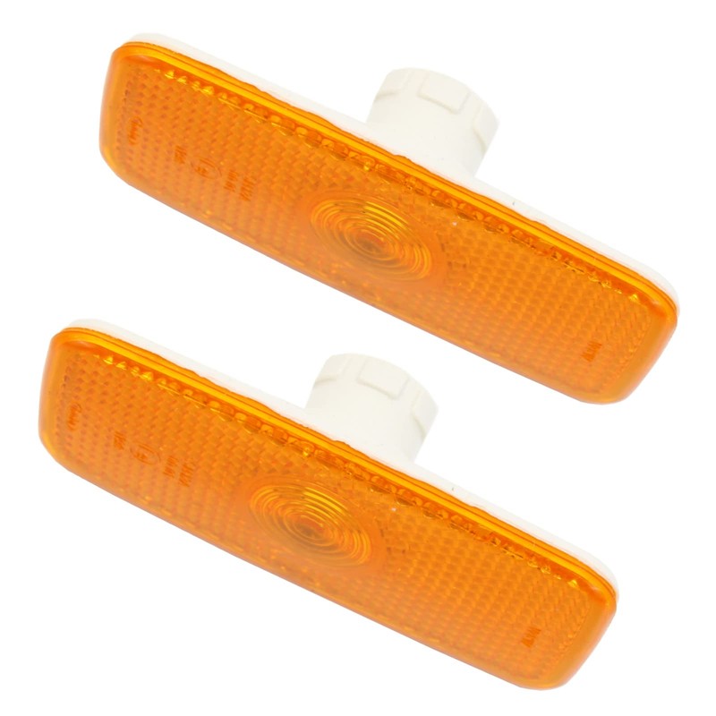 BIAREN 2x Side Marker Light Lamp Lens For Ford Transit