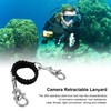 Diving Camera Lanyard Corrosion Rust Resistance 360° Flexible Rotation Diving