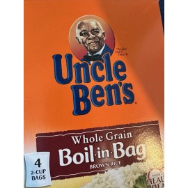 UNCLE BEN'S Whole Grain Rice 14 OZ EXPIRED COLLECTABLE FULL SEALED BOX