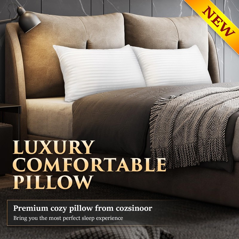 COZSINOOR Bed Pillows for Sleeping Queen Size - Hotel Quality