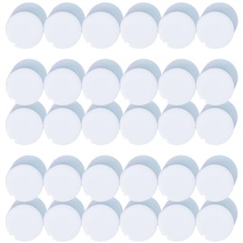 DUJEQM Fridge Magnets Refrigerator Magnets, 30 Pack Magnet Strong Magnets Small Magnets, Heavy Duty Magnets Cute Mini Whiteboard Magnets Round Magnets for Fridge Locker Office Classroom kitchen, White