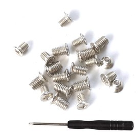 Phillips Flat Head Screws, Leather Accessories for DIY Belt Buckle Handbag Toys Replacement Set of 30 Pieces