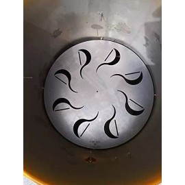FireDial 55 Gallon UDS FireDial Baffle Plate Heat Management System for UDS Smoker