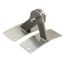 Hinge for Grill Lid Stainless Steel Heavy Duty Smoking Barrel Barbecue Barrel Outdoor Charcoal Grill Lid Hinge Smoker Oven Kettle Grill Hinge for Kettle Grill Lid (304 Stainless Steel)