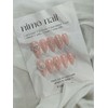 Glitter Nail•Wedding Nail Tip•Handmade Nail Tip - White Heart /