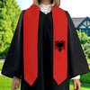 Pan African Flag Graduation Stole Satin Sash Scarf for Study