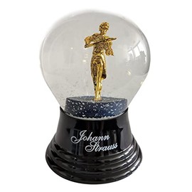 Johann Strauss Snow Globe Real Glass Globe 8 cm
