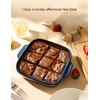 8x8 Baking Pan Ceramic Square Baking Dish Lasagna Pan with