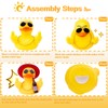 CoFuBcad 2.75" Yellow Duck Dashboard Decoration, Duck Car Ornament Cute