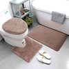 Luxury Home Goods 3 Piece Solid Super Soft Microfiber Bathroom