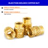 NexSync 195Pcs M2 M3 M4 M5 Threaded Inserts Assortment Kit