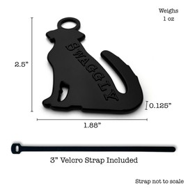 Swaggly Labrador Shaped Black Dog Poop Bag Holder, Durable Doggy Bag for Waste, Convenient and Perfect for Dogs