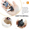 UPIQNG 5 Pcs Mini Cat Figurines Computer Monitor Decor Cute