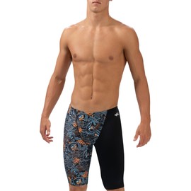 Dolfin Uglies Men's Jammer - Athletic Swimsuit for Training and Competitions (Hot Tropic, 26)