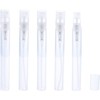 5Pcs White Mini Perfume Bottle,Protable Liquid Container Atomizer Bottles Plastic