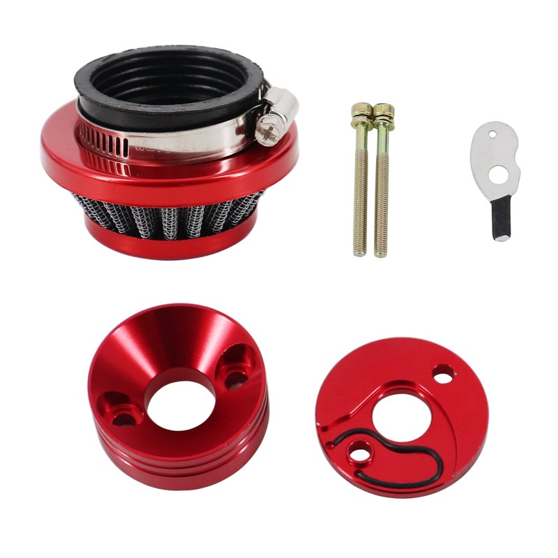 Upgrade 15mm Replace Carburetor kit Air Filter Manifold Inatake Pipe