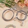 GORGECRAFT 2Pcs 1.4M Security Safety Cable Luggage Lock 4mm Braided