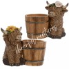 Hobby Lobby Spring Shop Resin Highland Cow Flower Pot 5"H-