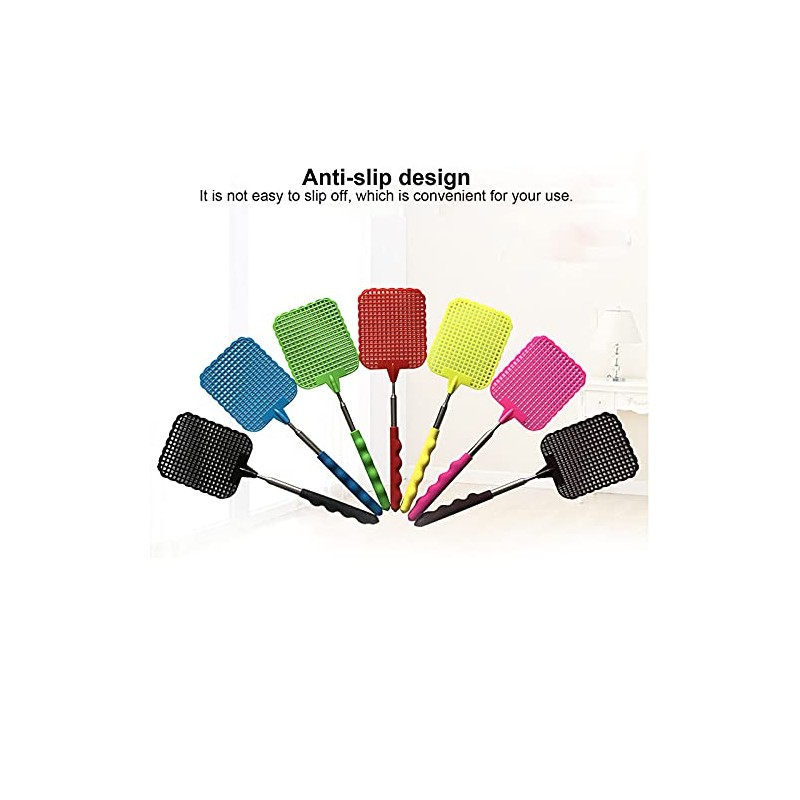 9PCS Fly Swatter, 10 to 29in Retractable Fly Swatter, Flyswatter