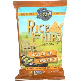 Lundberg Family Farms Rice Chips, Santa Fe Barbecue, 6 Ounce