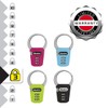 Master Lock 1550EURDCOL Zahlenschloss mit Karabinerhaken, Zufällige Farbe, 7,1 x