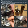Alternator Pulley Wrench Set, 33 Teeth Spline Socket Drill, Car