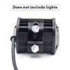 Biqing 2PCS LED Light Bar Mounting Brackets, Universal Adjustable Slide