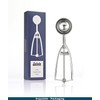 Solula 18/8 Stainless Steel Ice Cream Cupcake Muffin Scoop, 3.4