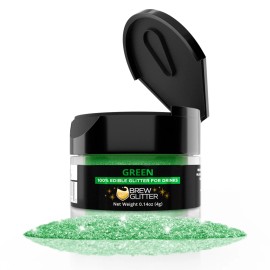 Bakell® Green Food Grade Brew Glitter® 4g Jar