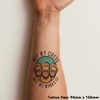 'Not My Circus Not My Monkeys' Temporary Tattoo - Water