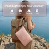 Travel Blanket, Soft 2-in-1 Airplane Blanket, 65x40 Inches, Travel Blanket