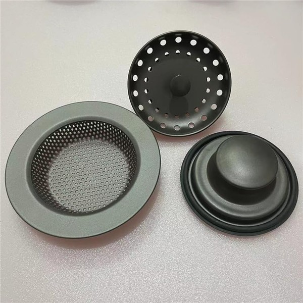 Yoogeer 3Pcs Universal Kitchen Sink Stopper Strainer Garbage Disposal Plug,