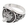 Treasure Bay Chunky Solid 925 Solid Silver Wolf Design Silver