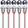 Gebildet 5pcs 12mm LED Metal Indicator Light AC/DC 12-24V Waterproof